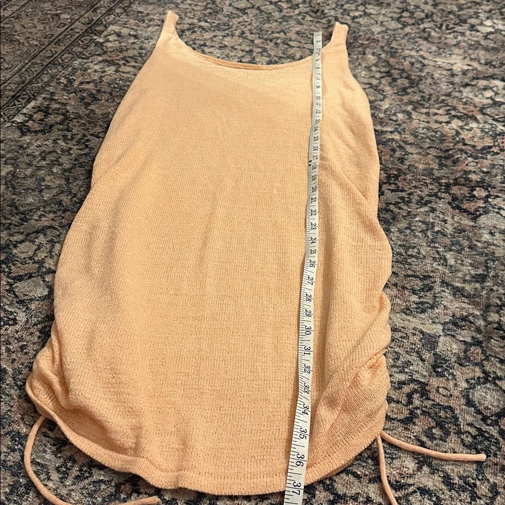Cotton On Peach Knit Dress/Coverup, L - Picture 11 of 12